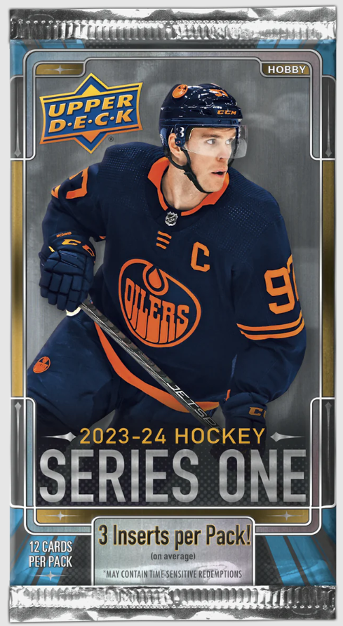 2023 UPPER DECK SERIES ONE HOCKEY HOBBY PACK