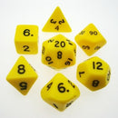 CHESSEX OPAQUE 7-DIE SET