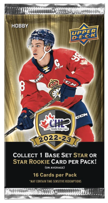 2022 UPPER DECK CHL HOCKEY HOBBY PACK