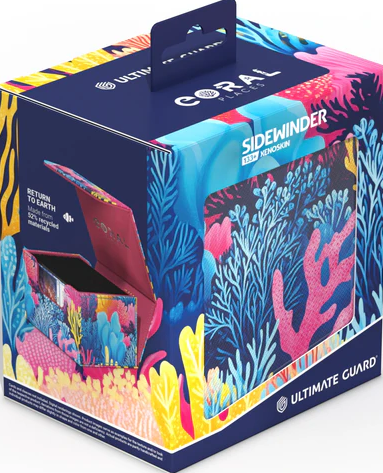 ULTIMATE GUARD XENOSKIN SIDEWINDER CORAL PLACES DECK BOX 133+