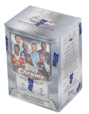2025 TOPPS CHROME UCC SOCCER BLASTER BOX