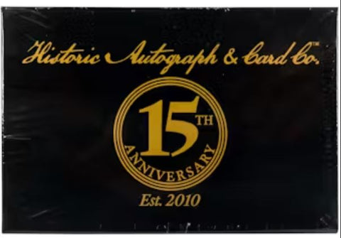 2025 HISTORIC AUTOGRAPHS 15TH ANNIVERSARY EDITION HOBBY BOX