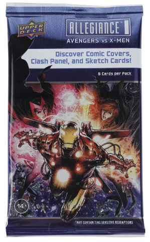 2023 UPPER DECK ALLEGIANCE AVENGERS VS. X-MEN HOBBY PACK