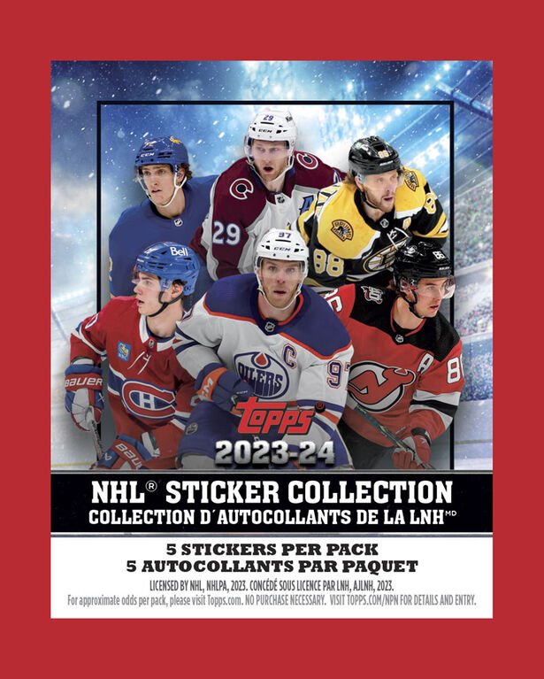 2023 TOPPS HOCKEY STICKER PACK