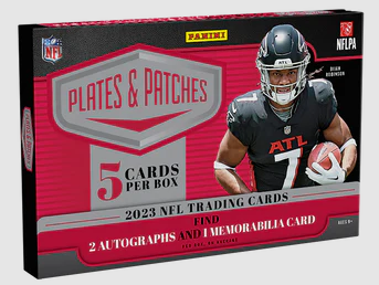 2023 PANINI PLATES & PATCHES FOOTBALL HOBBY BOX