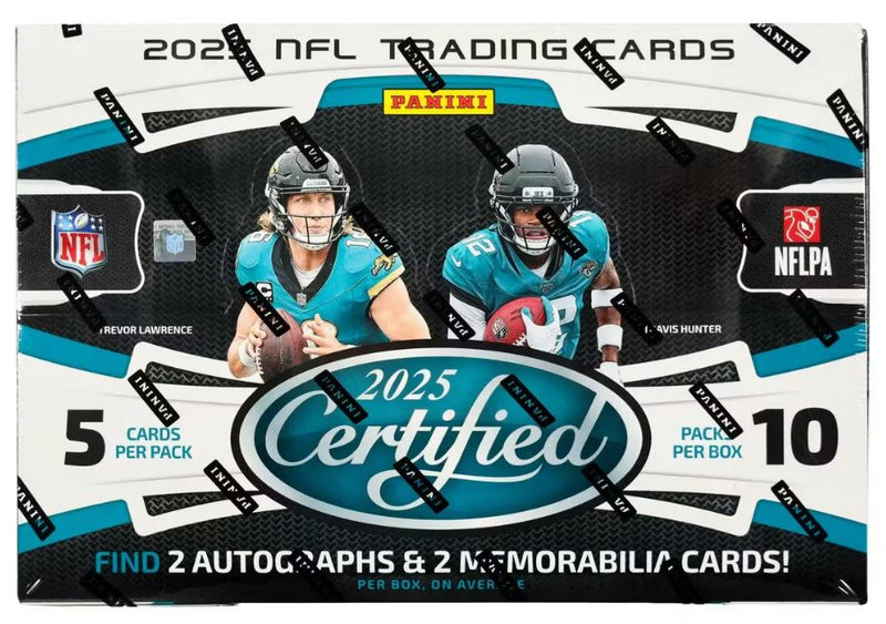 2025 PANINI CERTIFIED FOOTBALL HOBBY BOX