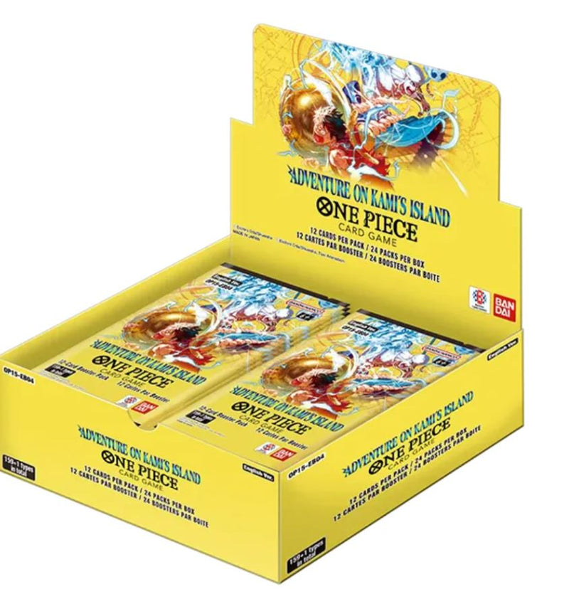 ONE PIECE TCG OP-15 EB-04 ADVENTURE ON KAMI'S ISLAND BOOSTER BOX (1 PER CUSTOMER)