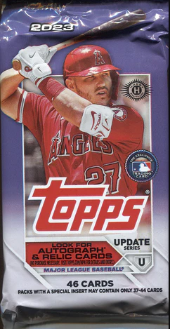 2023 TOPPS UPDATE SERIES BASEBALL JUMBO PACK