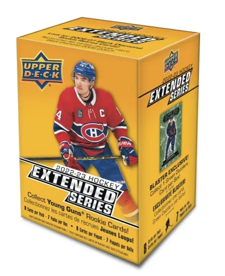 2022 UPPER DECK EXTENDED SERIES HOCKEY BLASTER BOX