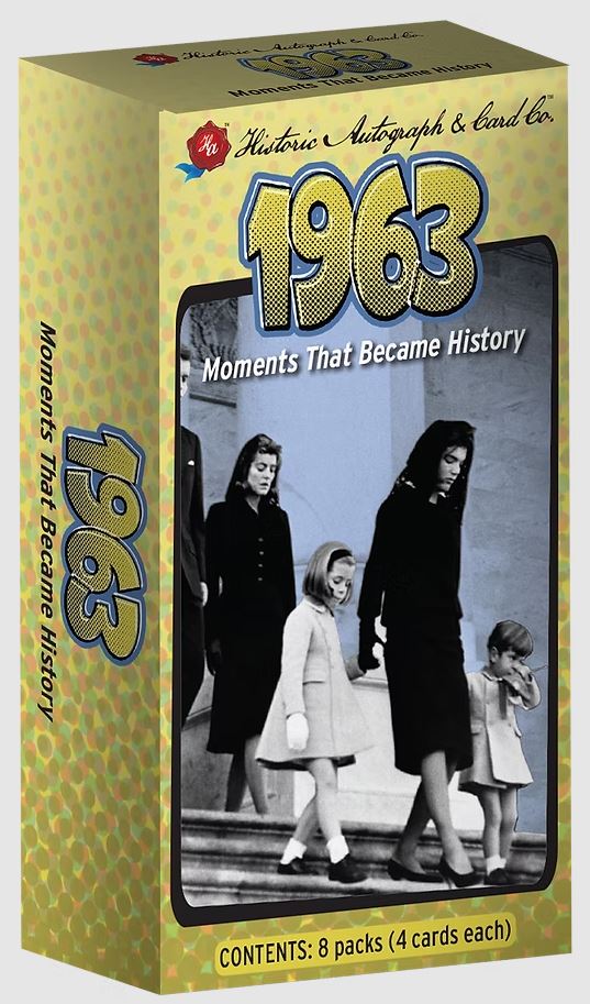 2026 HISTORIC AUTOGRAPHS 1963 TRADING CARDS HOBBY BOX