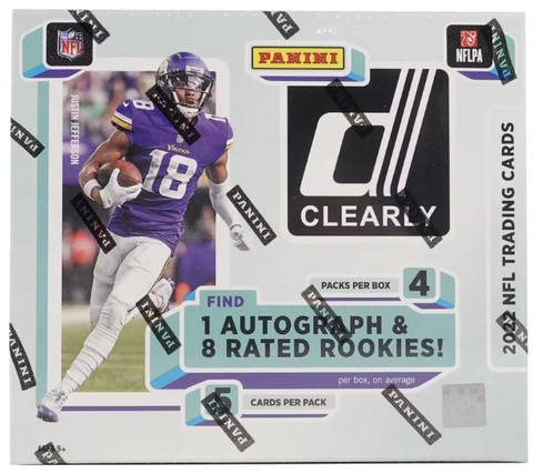 2022 PANINI DONRUSS CLEARLY FOOTBALL HOBBY BOX