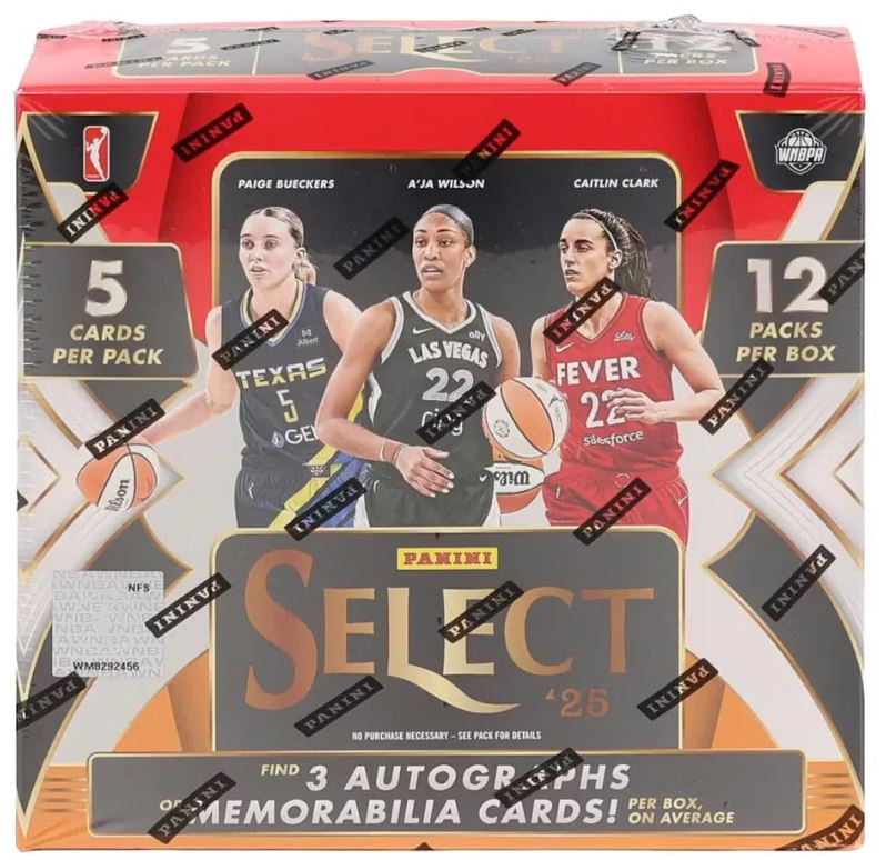 2025 PANINI SELECT WNBA BASKETBALL HOBBY BOX
