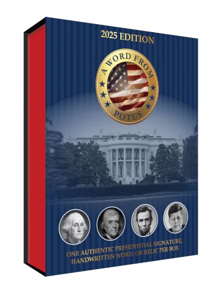 2025 POTUS A WORD FROM THE PRESIDENT HOBBY BOX