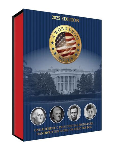 2025 POTUS A WORD FROM THE PRESIDENT HOBBY BOX