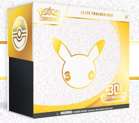 POKEMON CELEBRATIONS 30TH ANNIVERSARY ELITE TRAINER BOX (1 PER CUSTOMER)
