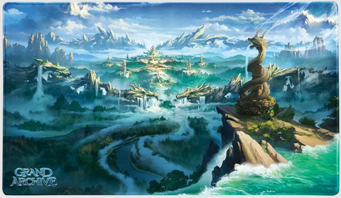 DRAGON SHIELD GRAND ARCHIVE BAIDI OATHSWORN PALACE PLAYMAT W/ TUBE