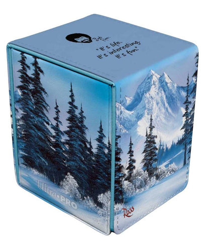 ULTRA PRO BOB ROSS WINTER PARADISE ALCOVE FLIP DECK BOX