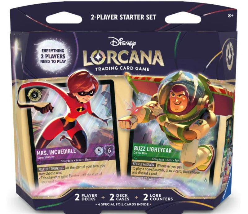 DISNEY LORCANA TWO-PLAYER DECK ELASTIGIRL & BUZZ LIGHTYEAR