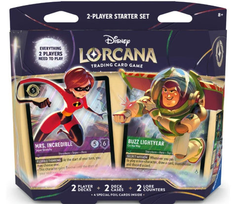 DISNEY LORCANA TWO-PLAYER DECK ELASTIGIRL & BUZZ LIGHTYEAR