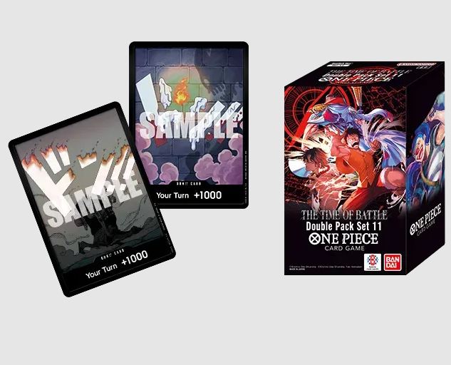 ONE PIECE TCG THE TIME OF BATTLE DOUBLE PACK SET 11 (1 PER PERSON)