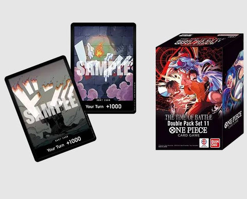 ONE PIECE TCG THE TIME OF BATTLE DOUBLE PACK SET 11 (1 PER PERSON)