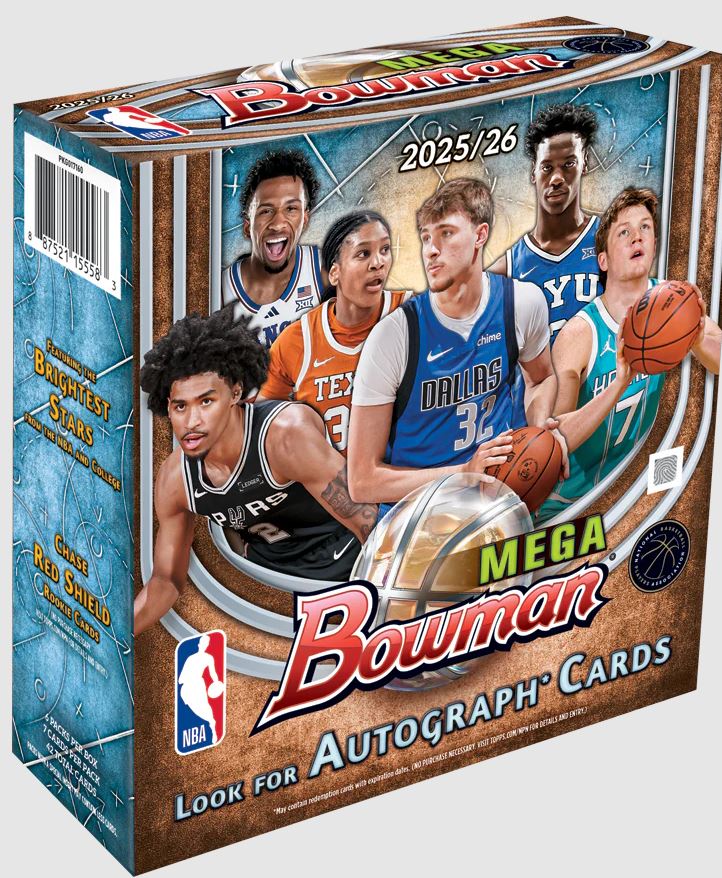 2025 TOPPS BOWMAN BASKETBALL MEGA BOX