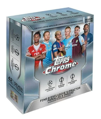 2025 TOPPS CHROME UCC SOCCER MEGA BOX