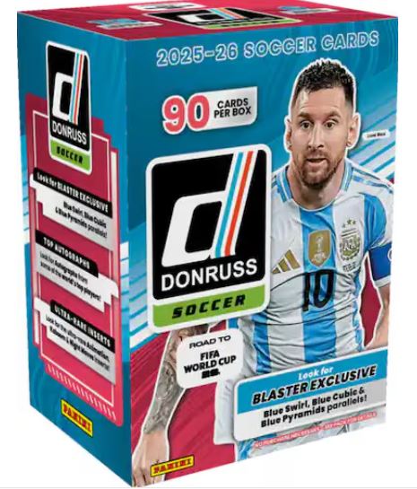 2025 PANINI DONRUSS ROAD TO FIFA WORLD CUP SOCCER BLASTER BOX