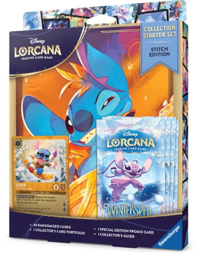 DISNEY LORCANA WINTERSPELL COLLECTION STARTER SET STITCH EDITION