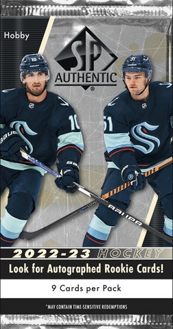 2022 UPPER DECK SP AUTHENTIC HOCKEY HOBBY PACK