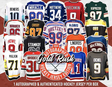 2025 GOLD RUSH HOCKEY JERSEY EDITION