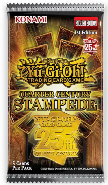 YU-GI-OH! QUARTER CENTURY STAMPEDE BOOSTER PACK