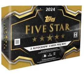 2024 TOPPS FIVE STAR BASEBALL HOBBY BOX