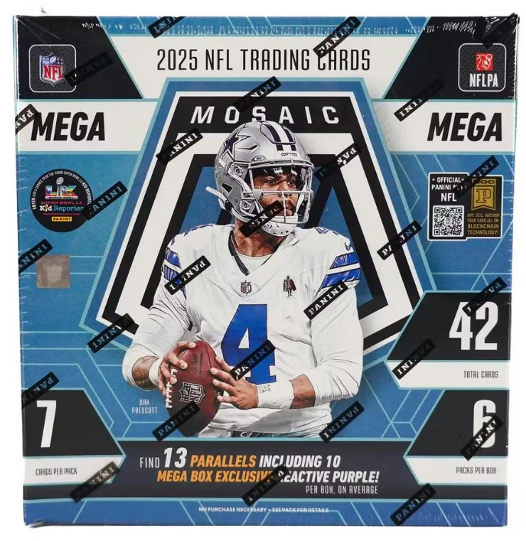 2025 PANINI MOSAIC FOOTBALL MEGA BOX