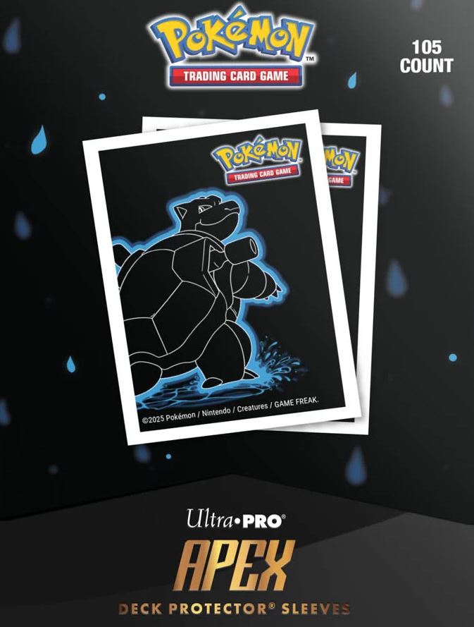 ULTRA PRO POKEMON NEON KANTO APEX CARD SLEEVES 105 COUNT