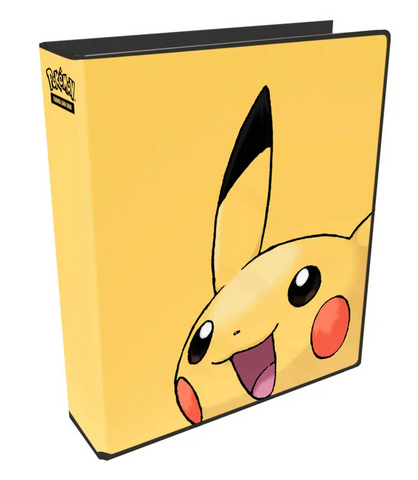 ULTRA PRO POKEMON PIKACHU FACE 3-RING BINDER