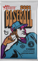2021 TOPPS HERITAGE BASEBALL HOBBY PACK