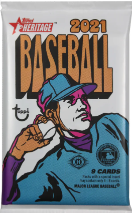 2021 TOPPS HERITAGE BASEBALL HOBBY PACK