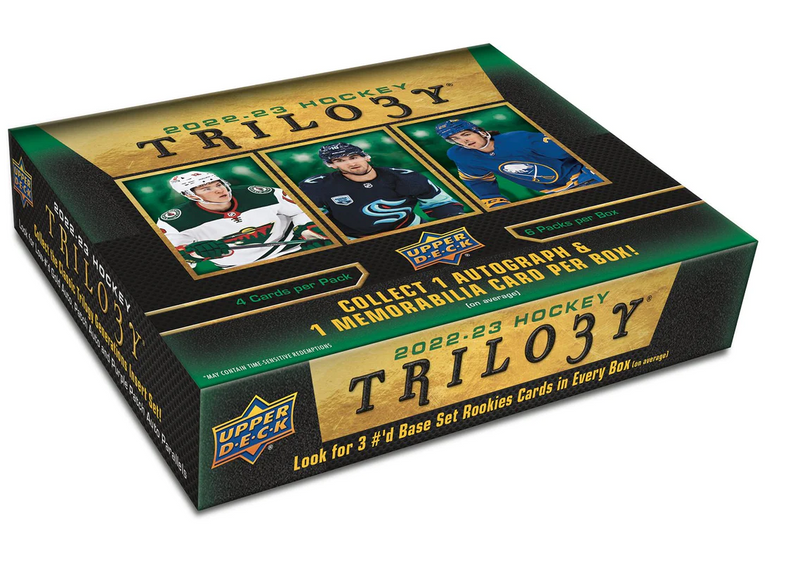 2022 UPPER DECK TRILOGY HOCKEY HOBBY BOX