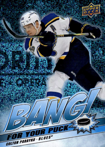 2024 UPPER DECK SERIES TWO - SPECKLED - BANG! FOR YOUR PUCK - SINGLES - #BP1-BP23 - YOU PICK FROM LIST