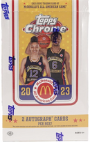 2023 TOPPS CHROME MCDONALD'S ALL AMERICAN BASKETBALL HOBBY BOX