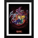 ABYSTYLE YU-GI-OH! FRAMED PRINT JOEY YUGI KAIBA (12" X 16")