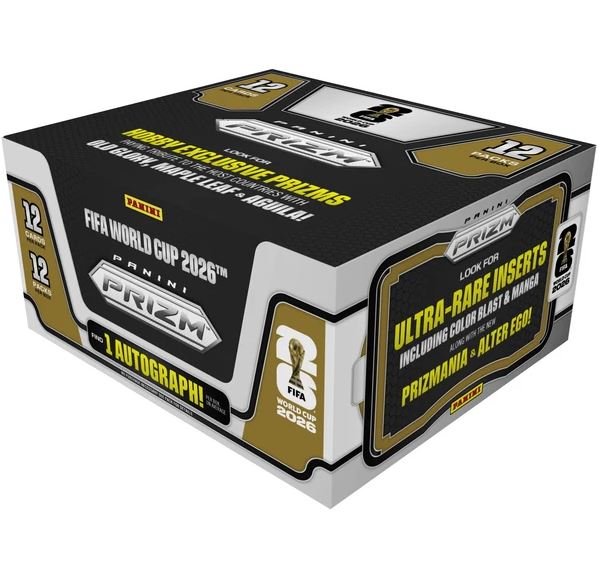 2026 PANINI PRIZM WORLD CUP SOCCER INTERNATIONAL HOBBY BOX