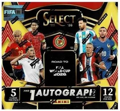 2025 PANINI ROAD TO WORLD CUP SOCCER SELECT INTERNATIONAL HOBBY BOX