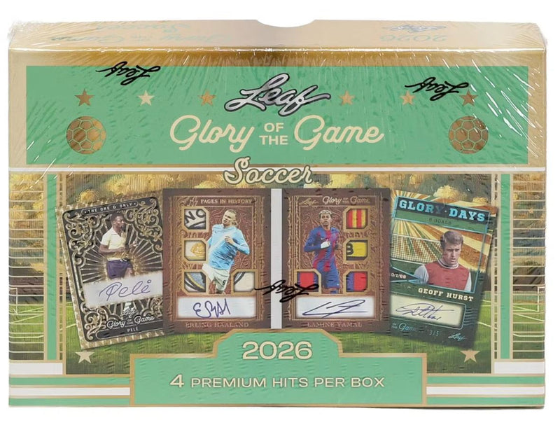 2026 LEAF GLORY OF THE GAME SOCCER HOBBY BOX