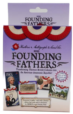 2025 HISTORIC AUTOGRAPHS FOUNDING FATHERS BOX