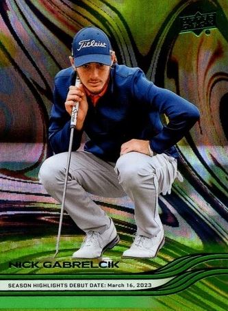 2026 UPPER DECK GOLF - GREEN BASE - SINGLES - #1-100 - YOU PICK FROM LIST