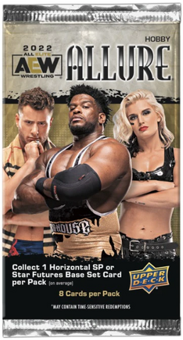 2022 UPPER DECK ALLURE AEW WRESTLING HOBBY PACK