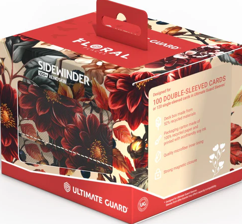 ULTIMATE GUARD XENOSKIN FLORAL PLACES SIDEWINDER DECK BOX 100+