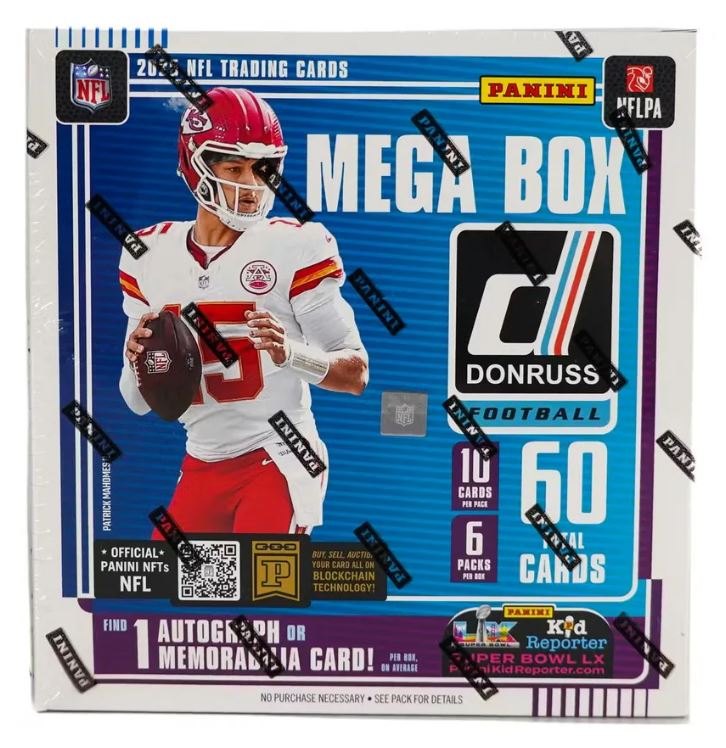 2025 PANINI DONRUSS FOOTBALL MEGA BOX